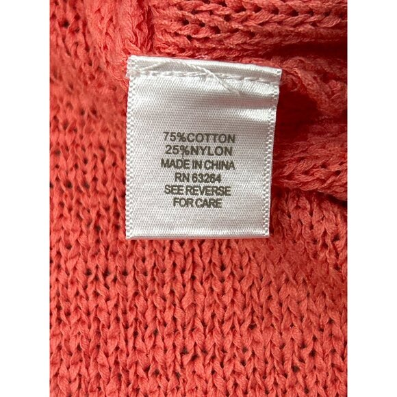 CB Established 1962 Women’s XL Open Weave Pullover Sweater Boho Cottagecore Top - Picture 8 of 8